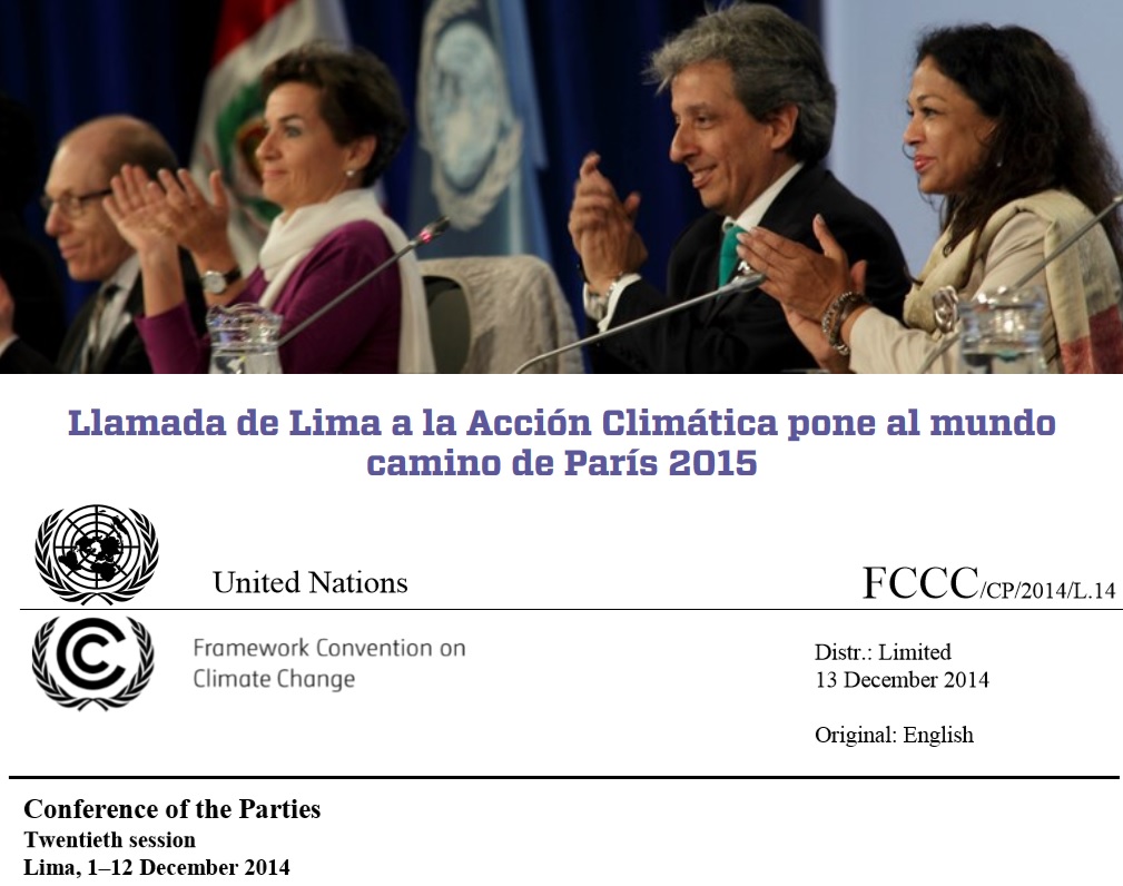 Acuerdo COP 20